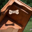 Podnoszony dach w małej budzie kolor tik